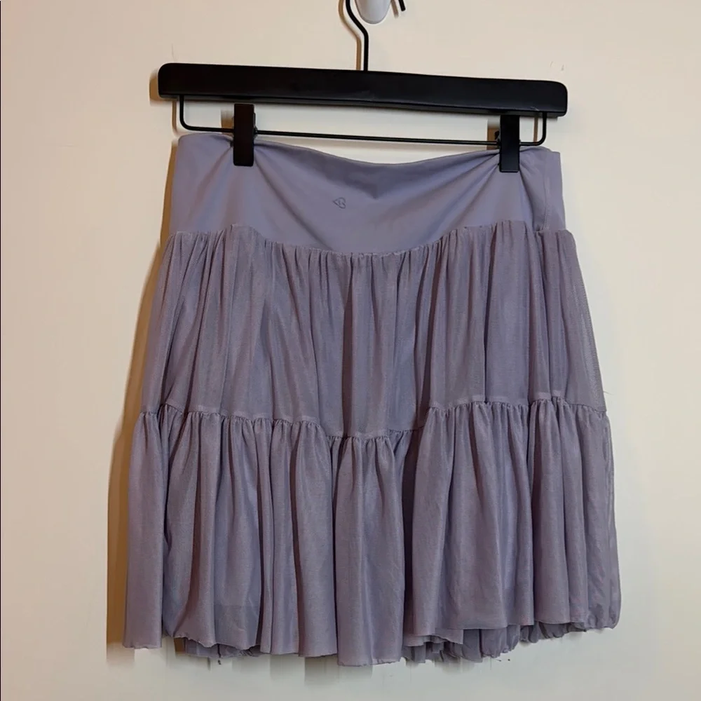 Blogilaties Lilac Tiered Mesh Skort - Picture 3 of 4